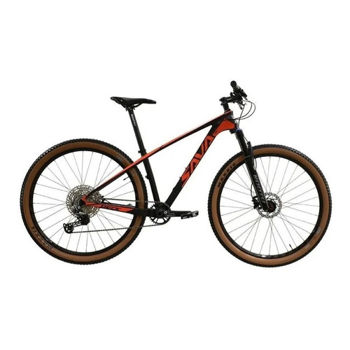 Mountain bike Sava Deck 6.1 R29 S 12v frenos de disco hidráulico cambio Deore 6100 color rojo  