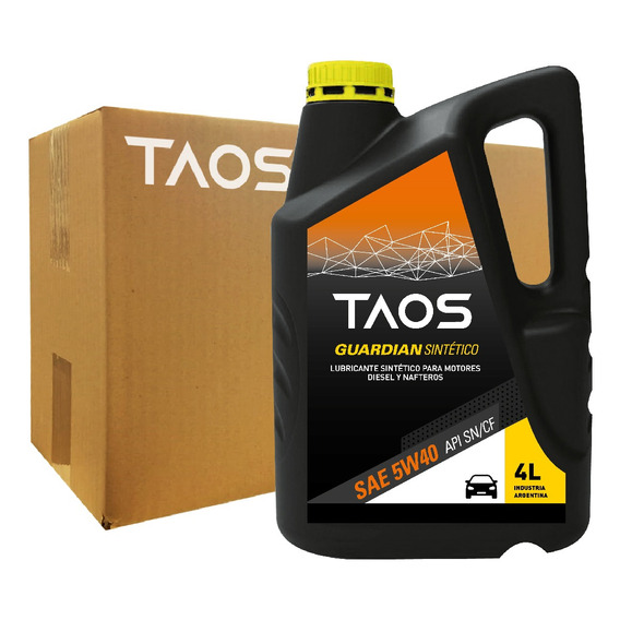 Aceite Taos Sintetico 5w-40 4 Lt (caja De 4 X 4 Lt)