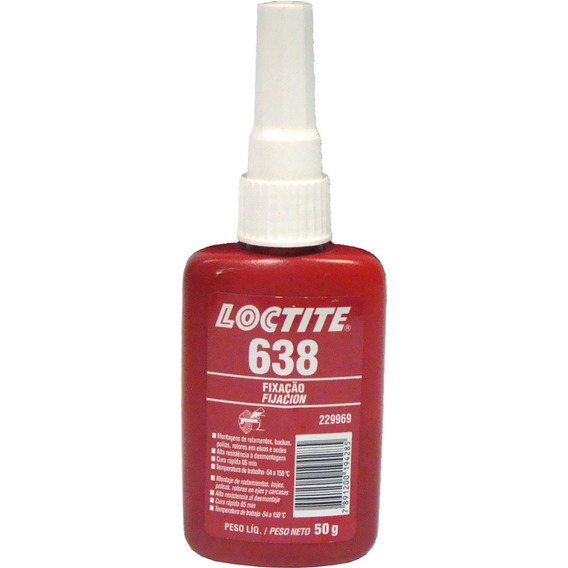 Fijador Partes Loctite Poleas Alta Resistencia 0,25 Mm 50 Gr