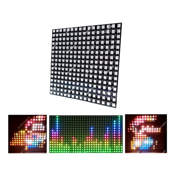 Matriz Led Ws2812b 16x16 5050 5v Rgb