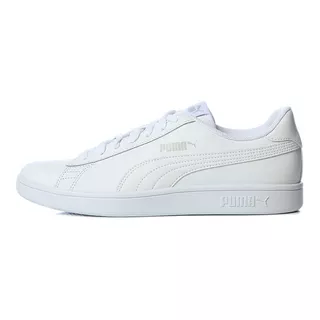 Tenis Casual Puma Smash V2 L Blanco 365215 07 Original!