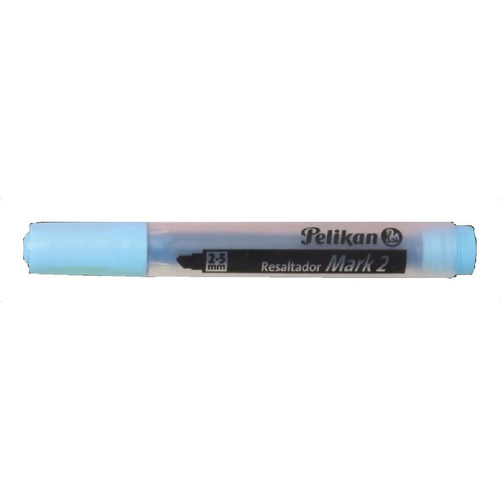 Resaltador Pelikan Mark 2 Fluo X 10 Unidades V/colores Color Celeste