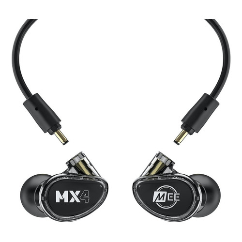 Mee Audio Mx4 Pro Auriculares In Ear De Cuádruple Driver Color Negro