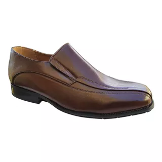 Zapato Formal De Vestir Sin Cordon  Adulto  3224 Café