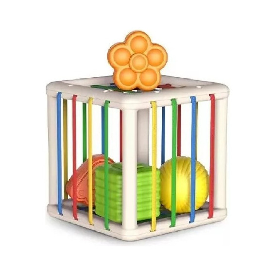 Juguete Interactivo De Habilidad Motora Cubo Montessori