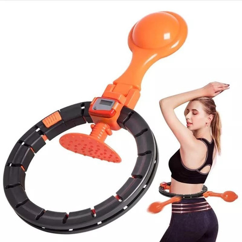 Aro Fitness Hula Hoop Marca Vueltas Ajustable