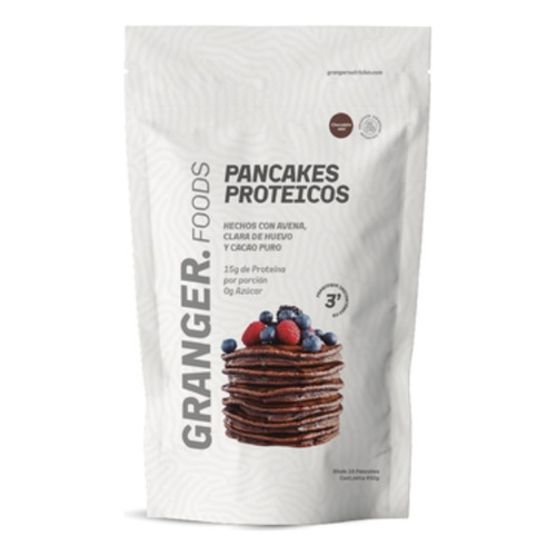 Pancakes Proteicos Chocolate Granger X 450 Gr 18 Pancakes