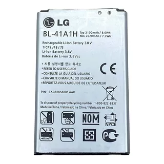 Bateria Compatible LG X Style Bl-41a1hb K200 Ls660 Ls676