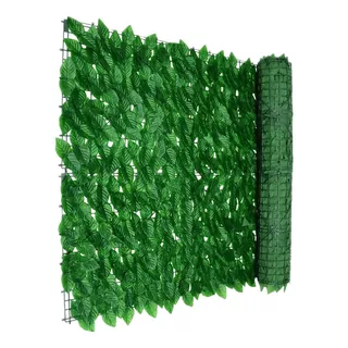 3pz Follaje Rollo Muro De Hoja Verde Artificial De 300 X 100