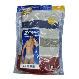 Zaga Short Brief Bikini Cab Colores Surtidos 4 Pack 12 Pieza