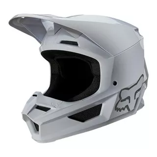 Casco Fox Mx  V1 Plaic White 2022