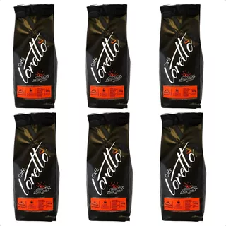 Cafe Especial Moido Arabica Premium Loretto 500g Kit 6 Und 