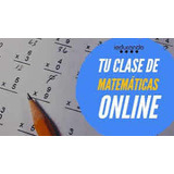 Tutorias De Matematicas De Forma Virtual