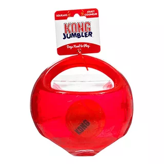 Pelota Con Asa Y Sonido Kong Jumbler Ball  L / X L - Colores