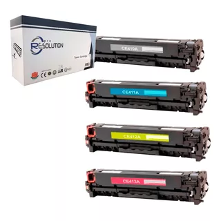 Kit 4 Toner Compatível 305a Ce410 M451 M351 M475 M375 M451