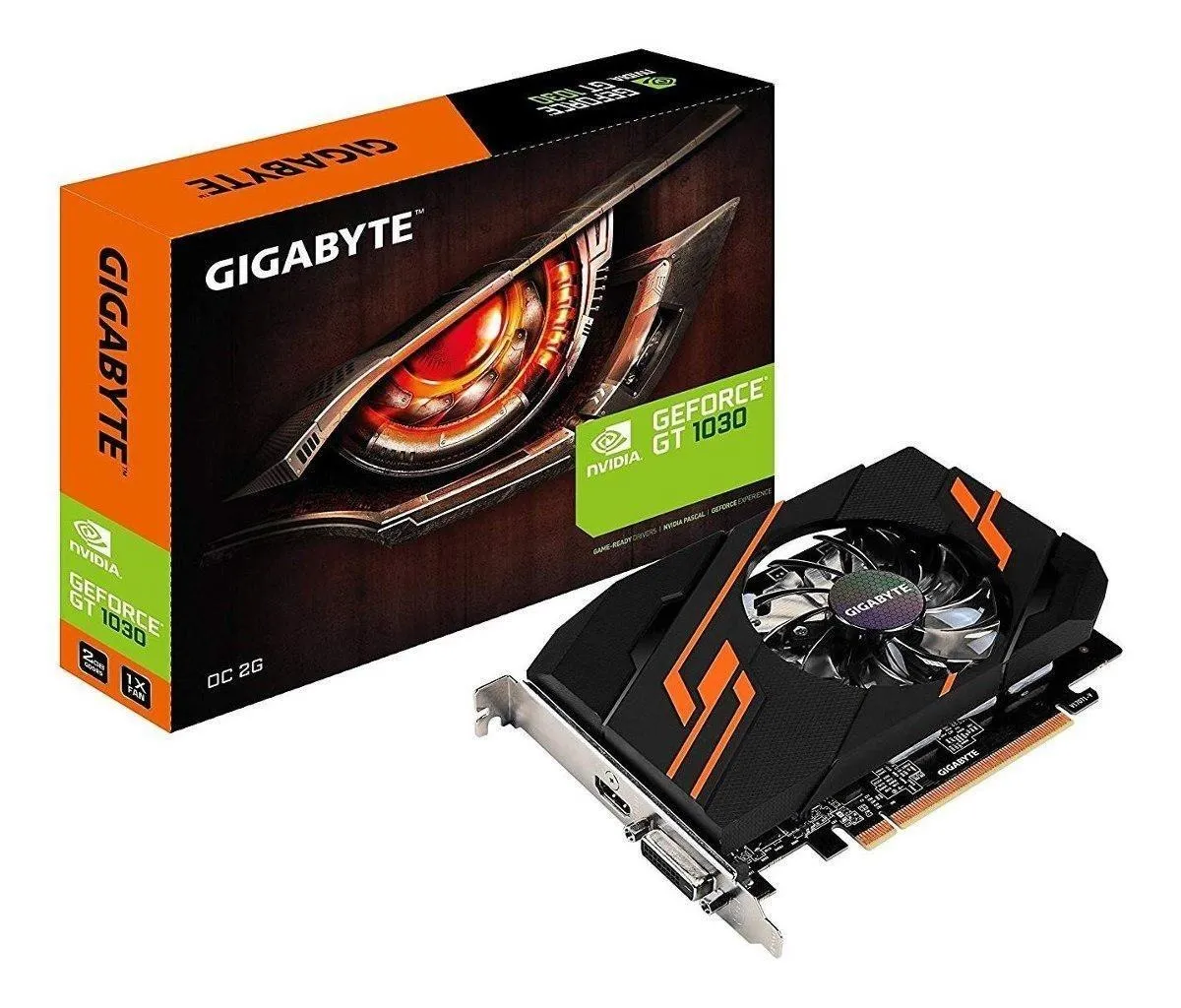 Nvidia Gigabyte GeForce 10 Series GT 1030 GV-N1030OC-2GI OC Edition