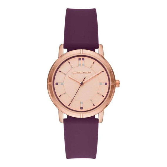 Reloj Para Mujer Skechers Bellflower Sr6226 Púrpura