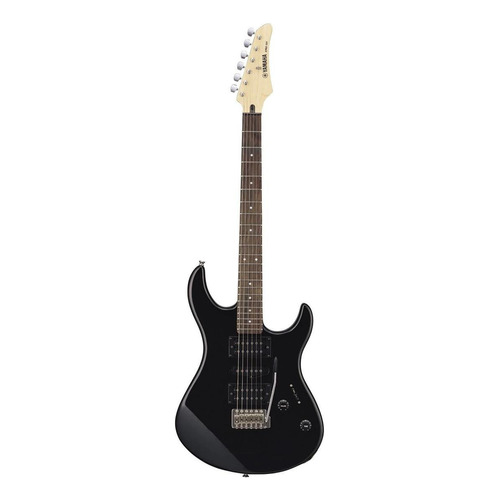 Guitarra eléctrica Yamaha ERG121 de tilo black brillante con diapasón de palo de rosa