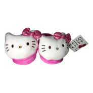 Pantufa Infantil Hello Kitty Rosa Sanrio - Tamanho 28/29