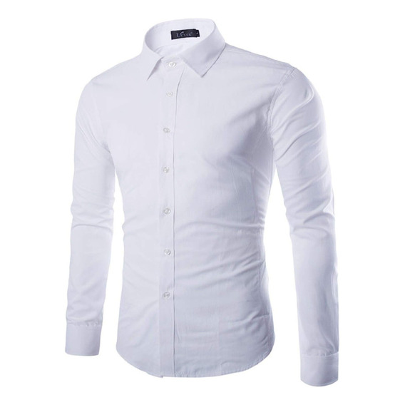 Camisas Slim Para Hombre | Color Entero | Casual | Elegante