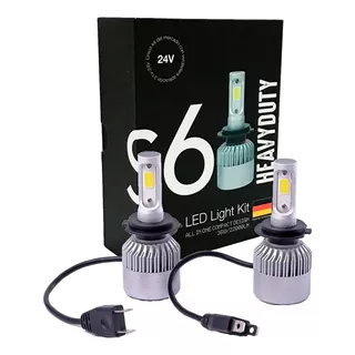 Kit Cree Led Cob S6 H7 24v Uso Especial 24volt