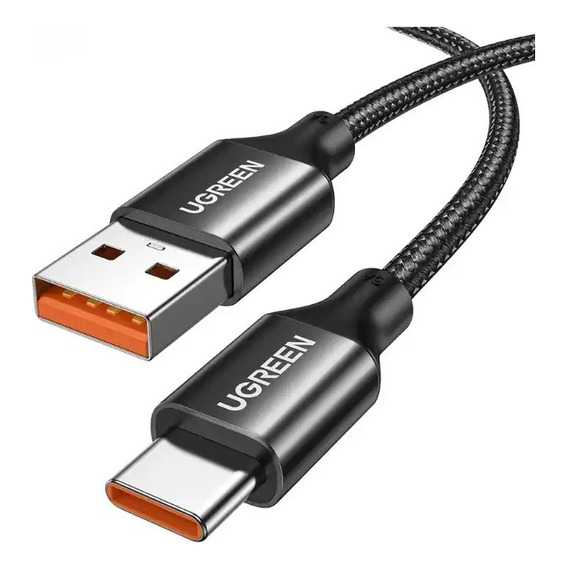 Cable Ugreen Carga Rápida, Usb 2.0 A Usb C, 6a, 100w 2m