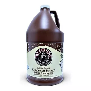 Salsa Sabor Chocolate Blanco 3.78 L Gialinni