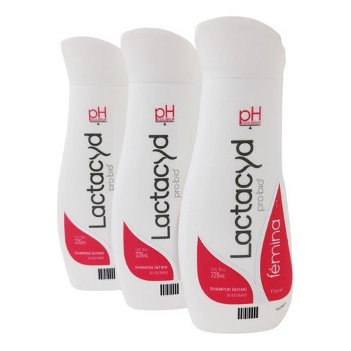 Shampoo Lactacyd Higiene Intima Pro Bio Femina Floral 220ml