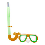 Set Equipo Snorkel Buceo Mascara Ajustable Infantil Pileta 