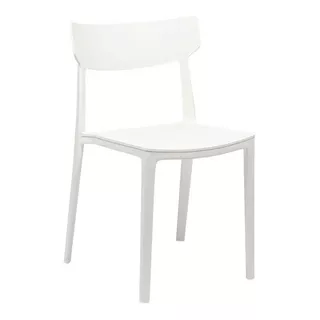 Silla De Comedor Rossi Rio, Estructura Color Blanco, 1 Unidad