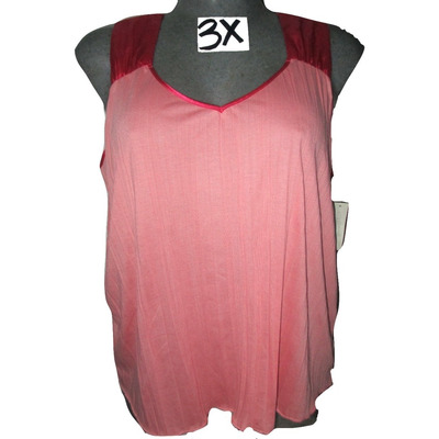 Blusa Pijama Coral Satin De Mujer Talla 3x (42/44) Jacklin S