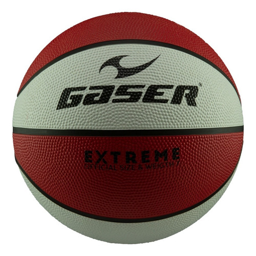 Balón Gaser Basketball Pocket No. 3 Rojo/blanco