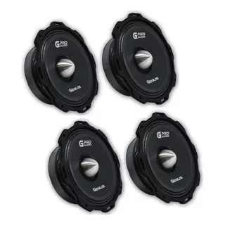 Set De 4 Bocinas Tipo Medio Rango 6.5 Gpro-m0765 300w Genius