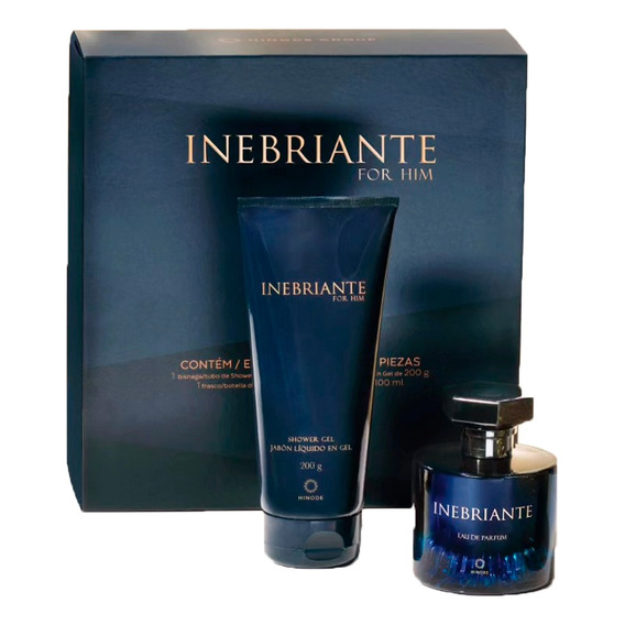 Inebriante Perfume De Hombre Con Shower Gel Hinode