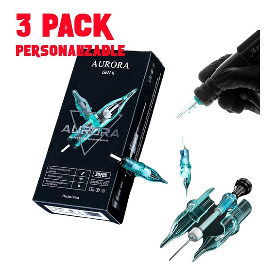 Cartuchos Para Pen Rotativa Aurora Mixtos Universal 3 Pack