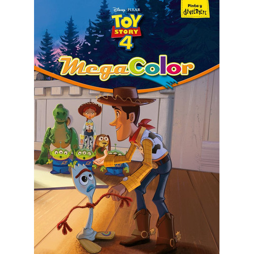 Toy Story 4. Megacolor, De Disney. Editorial Libros Disney, Tapa Blanda En Español