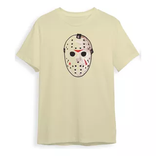 Camiseta Jason Sexta Feira 13 Terror Classico Anos 80 Malha 
