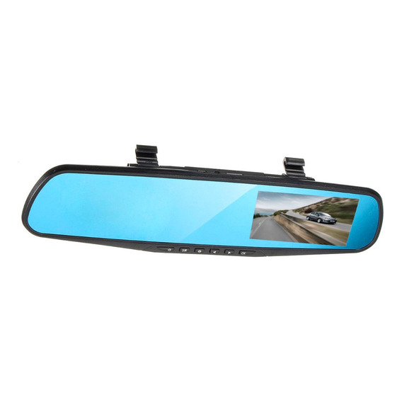 Espejo Retrovisor + Cámara Frontal Y Retroceso Hd cuadrada