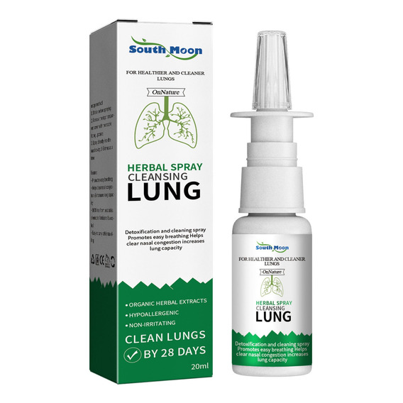 X Spray Nasal Para Limpiar Y Reparar Los Pulmones A Base De