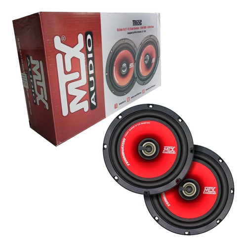 Bocinas 6.5 Pulgadas Mtx Audio Tr65c 260watts Max 65w Rms Color Negro