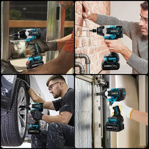 Chave De Impacto 1200n.m Brushless C/2 Bateria+maleta Dobevi Cor