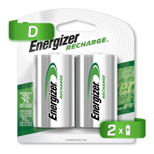 Energizer XPIENENH50BP pila d recargable blister 12 unidades 1.2v
