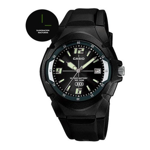 Reloj Casio Mw-600f Colores Surtidos/relojesymas Negro 1a