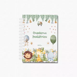 Cuaderno Control Pediátrico Niños (diseño Animalitos)