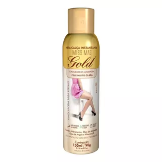 Miss Mag Gold Maquiagem Para Pernas Meia Calça Spray