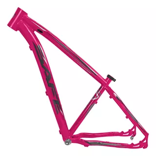 Quadro Bicicleta Aro 29 Mtb Safe Alumínio Cabeamento Interno Cor Pink