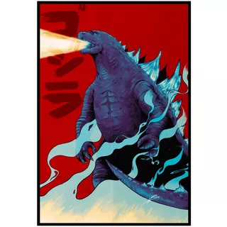 Cuadro Poster Premium 33x48cm Godzilla