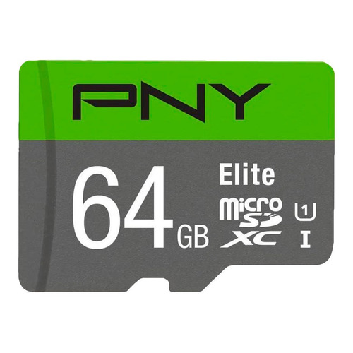 Tarjeta de memoria PNY microSD/micro Sdxc 64 GB Elite 100 MB/s