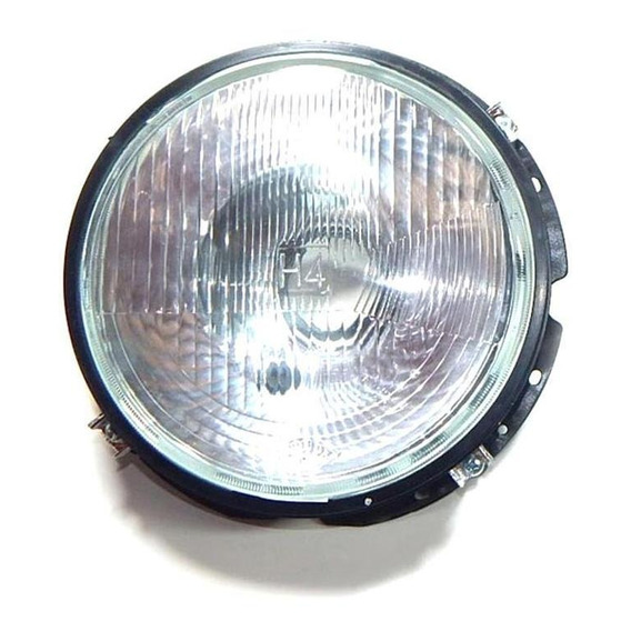 Faro Vw Vocho Sedan De Cristal Carcaza Metal Juego 2 Piezas