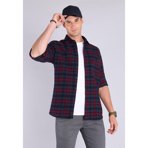 Camisa Escocesa Overshirt Arrow Cm2714wnb